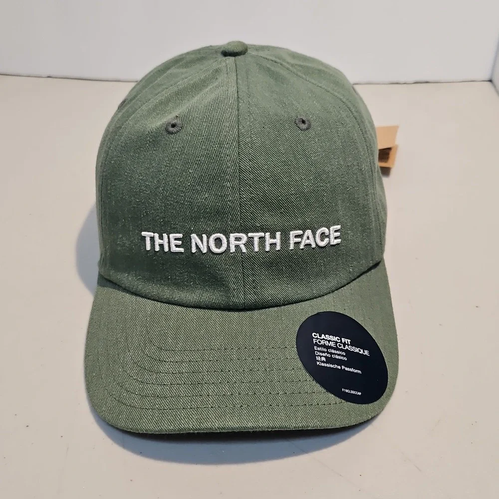 The North Face Classic Fit Roomy Norm Hat Ducky Green Wash One Size Adjustable
